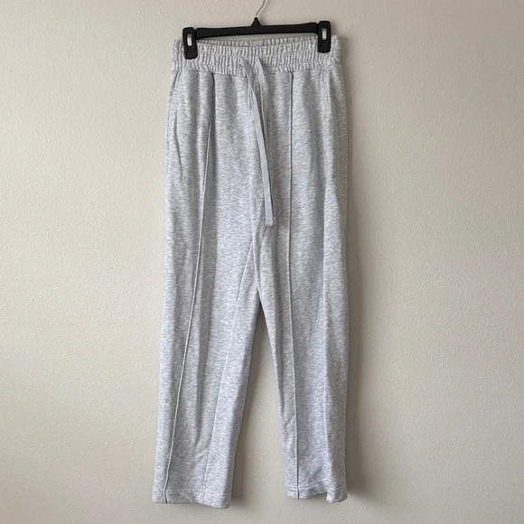 NWOT Second Female Abadell Sweatpants in grey melange size XS straight leg - Picture 4 of 9